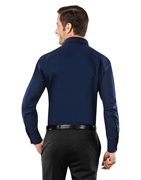 Shirt, slim-fit, uni - non-iron