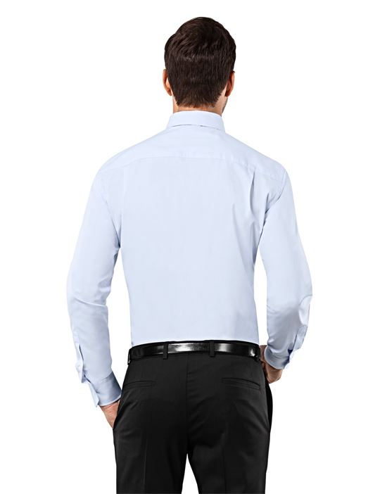 Shirt, slim-fit, uni - non-iron