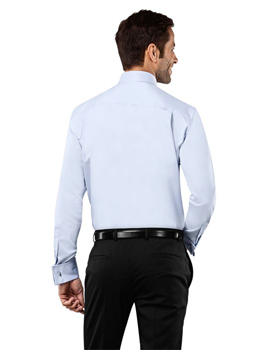 Hemd, slim-fit, Umschlagmanschette, uni - bügelfrei