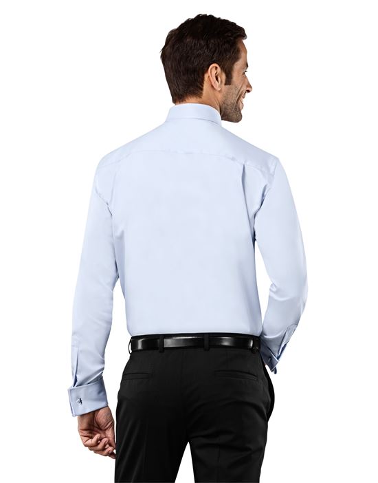 Shirt, regular-fit, double cuff, uni - non-iron