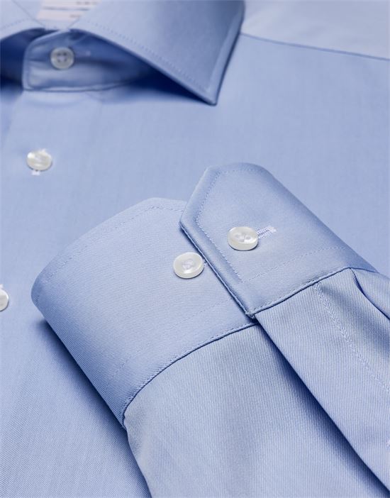 Shirt, slim-fit / fitted, twill - non-iron