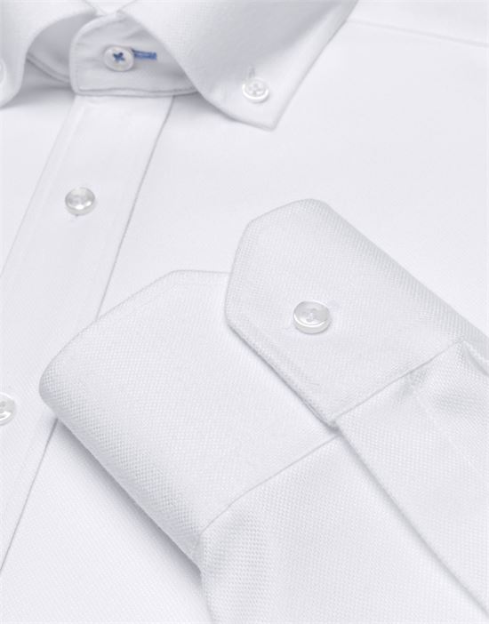 Shirt, regular-fit / straight cut, soft oxford - non-iron