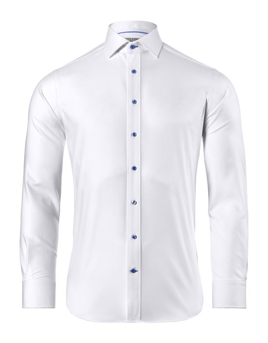 Shirt, regular-fit / straight cut, soft twill - non-iron