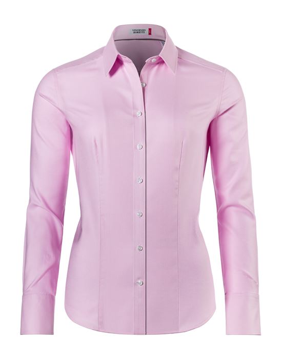 Blouse, modern-fit / slightly fitted, shirt collar , soft Oxford - easy-iron