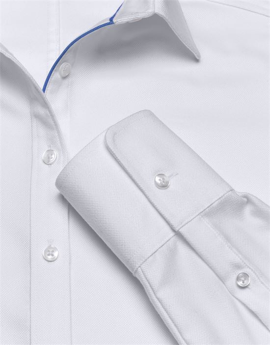 Blouse, modern-fit / slightly fitted, shirt collar , soft Oxford - easy-iron