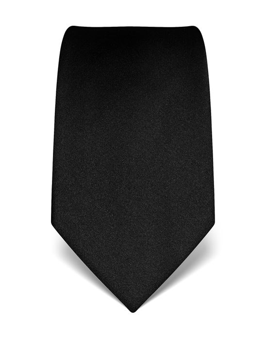 Tie, pure silk, plain coloured