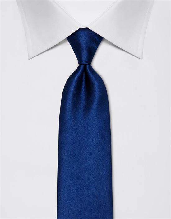 Tie, pure silk, plain coloured