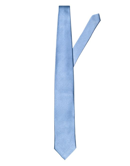 Tie, pure silk, plain coloured