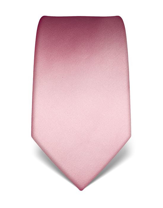 Tie, pure silk, plain coloured