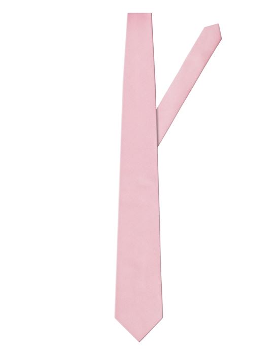 Tie, pure silk, plain coloured