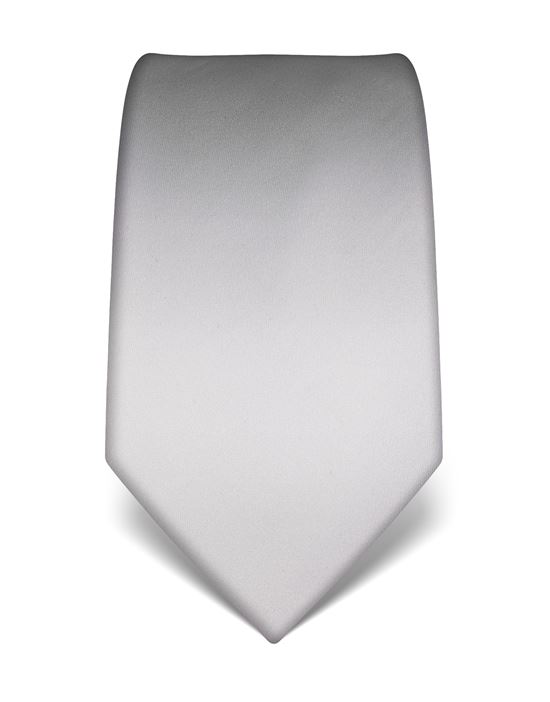 Tie, pure silk, plain coloured