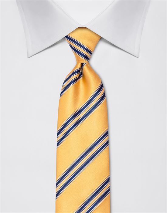 Tie, pure silk, striped