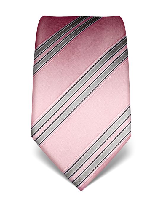 Tie, pure silk, striped