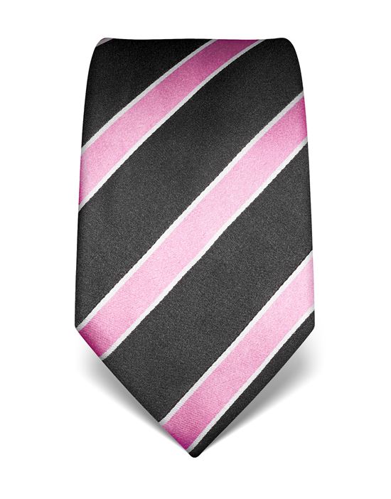 Tie, pure silk, striped