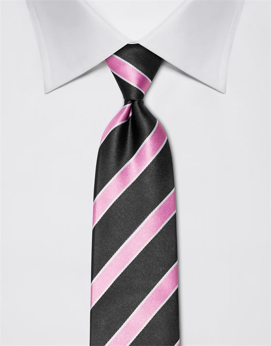 Tie, pure silk, striped