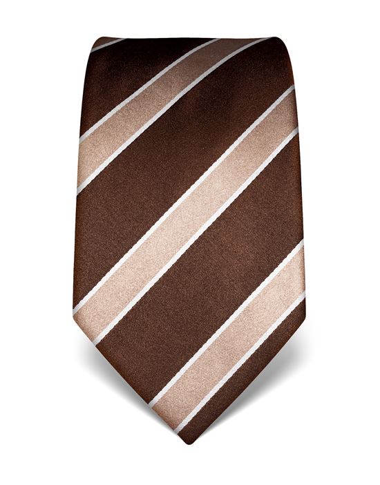 Tie, pure silk, striped