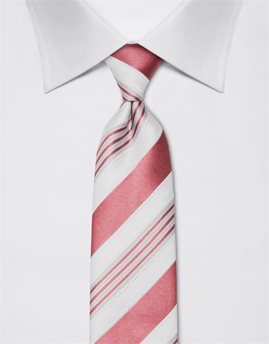 Tie, pure silk, striped