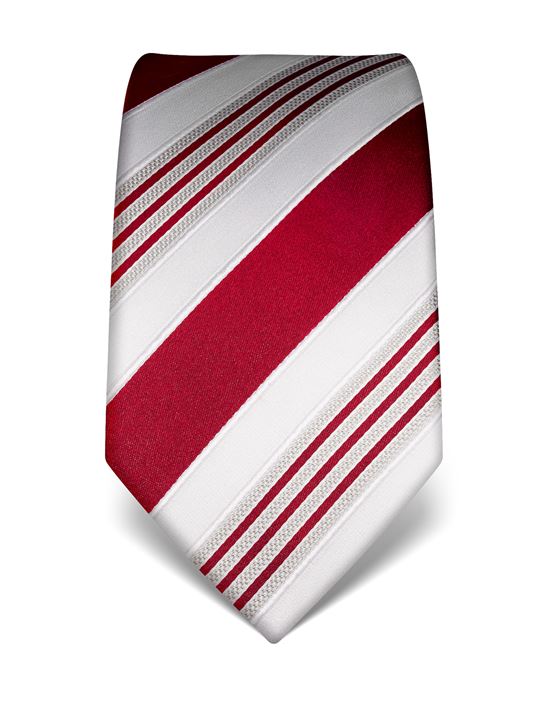 Tie, pure silk, striped