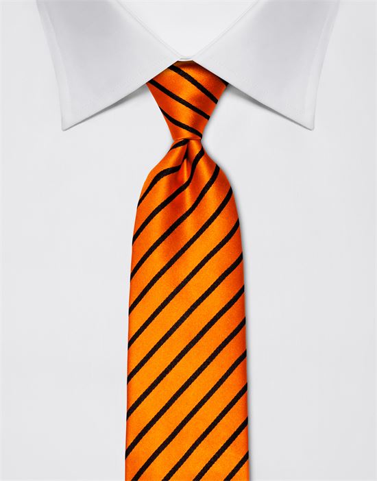 Tie, pure silk, striped