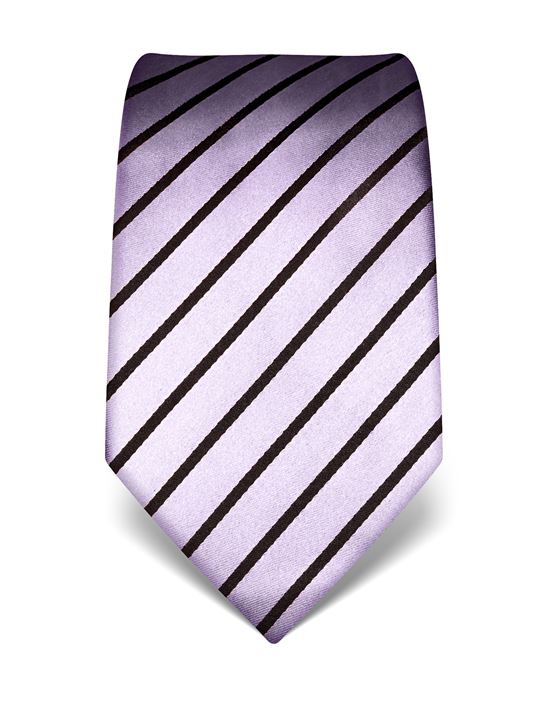 Tie, pure silk, striped