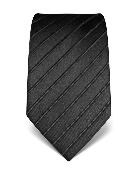 Tie, pure silk, tone in tone striped