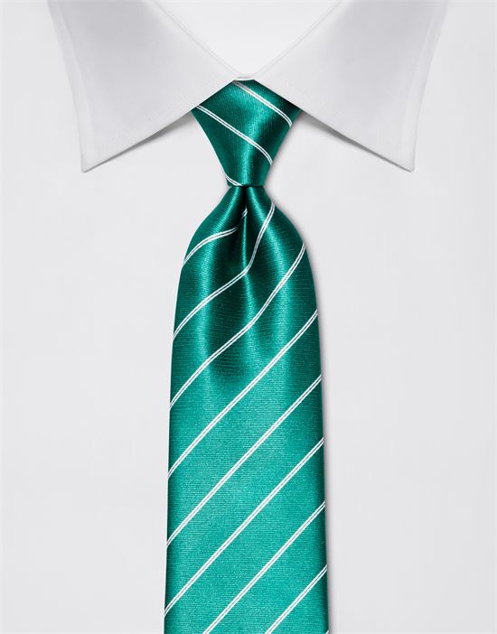 Tie, pure silk, striped