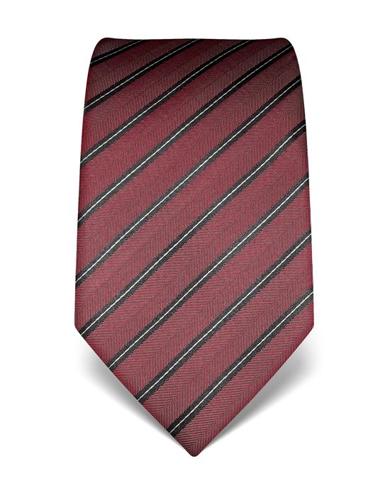 Tie, pure silk, striped