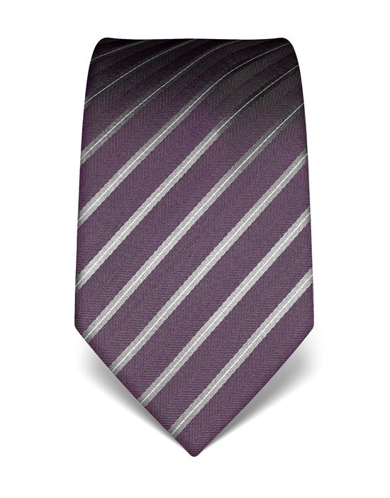 Tie, pure silk, striped