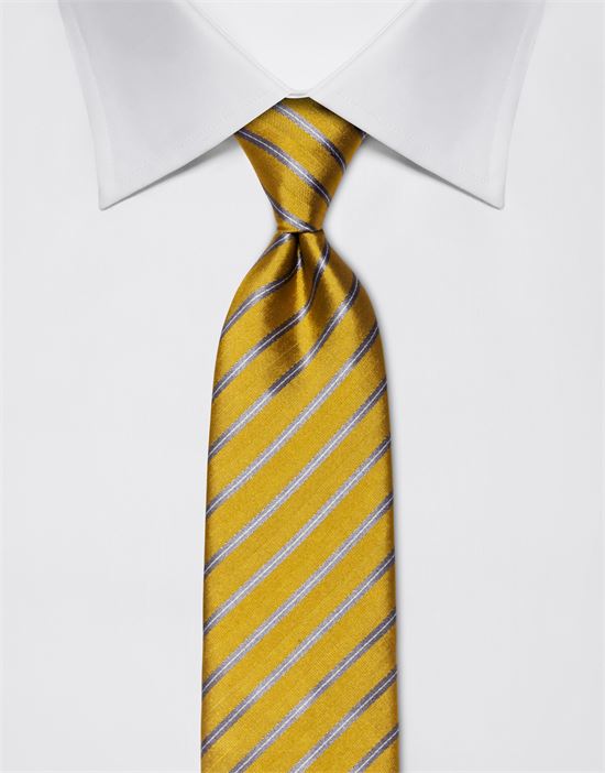 Tie, pure silk, striped