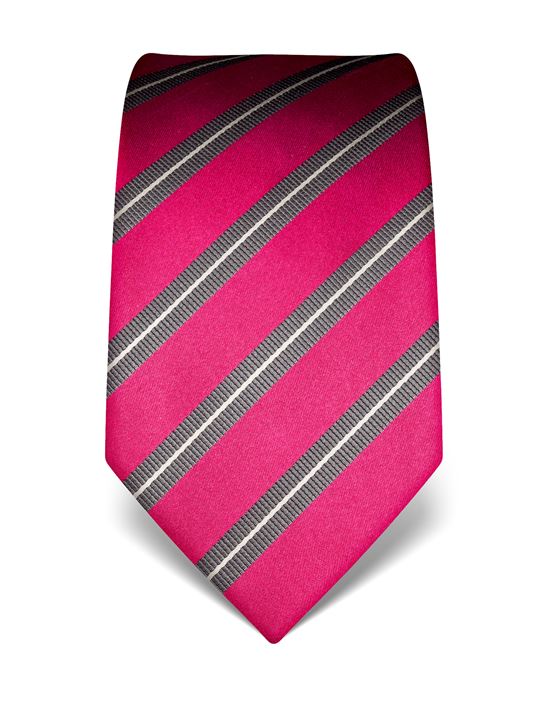 Tie, pure silk, striped