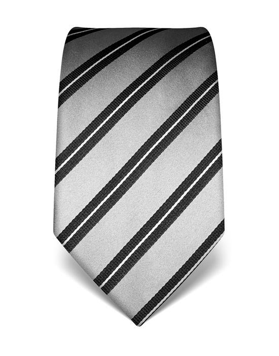 Tie, pure silk, striped