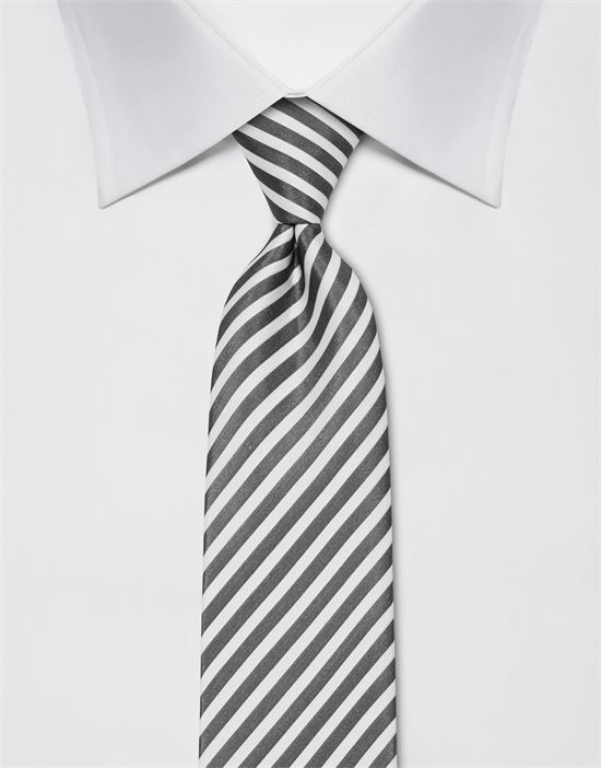 Tie, pure silk, striped