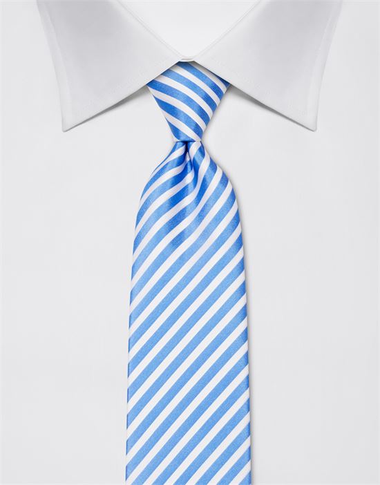 Tie, pure silk, striped