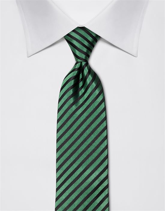 Tie, pure silk, striped