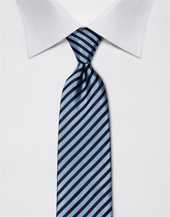 Tie, pure silk, striped