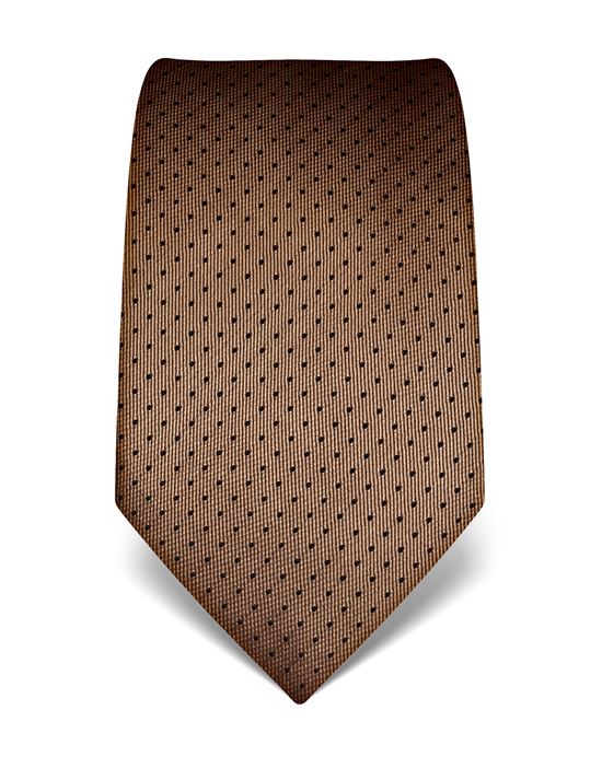 Tie, pure silk, dotted pattern