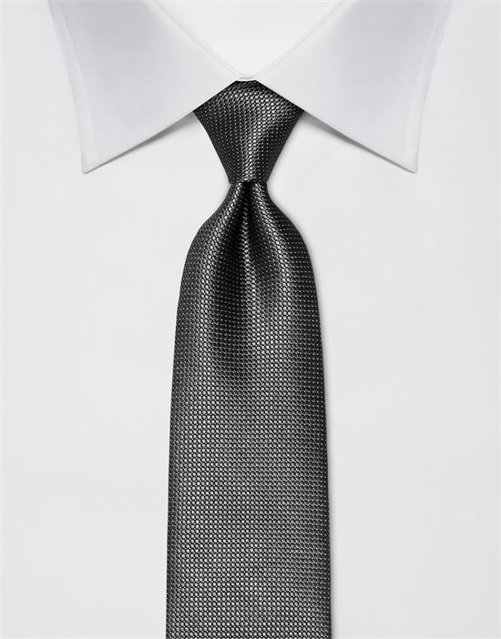 Tie, pure silk, dotted pattern