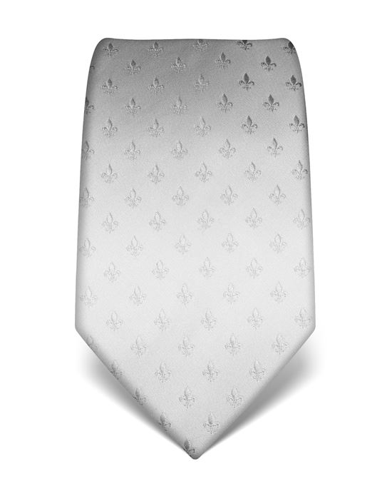 Tie, pure silk, fleur de lis