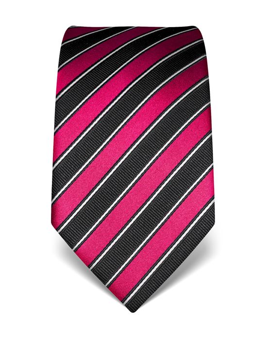 Tie, pure silk, striped