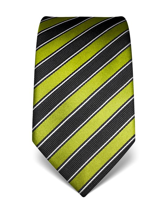 Tie, pure silk, striped