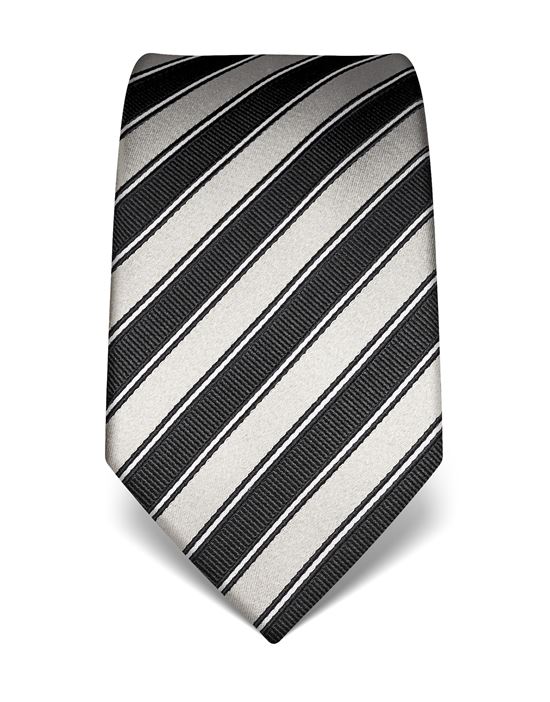 Tie, pure silk, striped