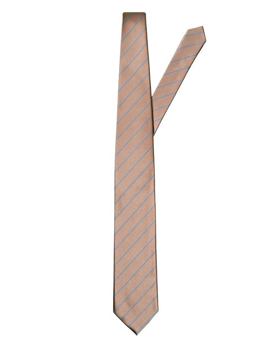 Tie, pure silk, striped