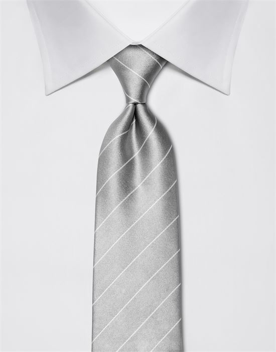 Tie, pure silk, striped