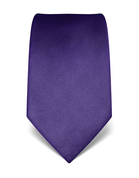 Tie, pure silk, plain coloured