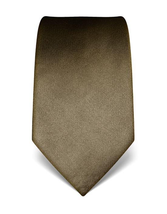 Tie, pure silk, plain coloured