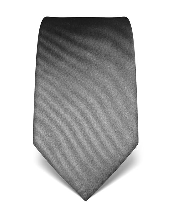 Tie, pure silk, plain coloured