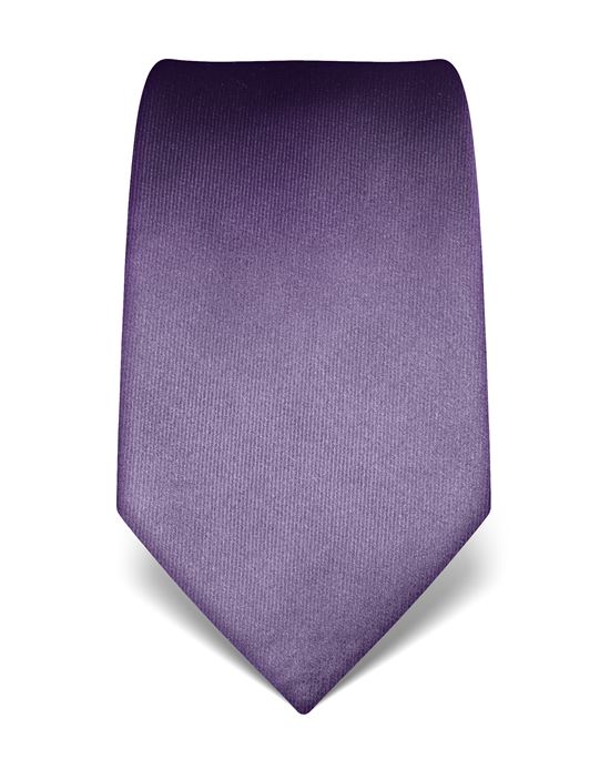 Tie, pure silk, plain coloured