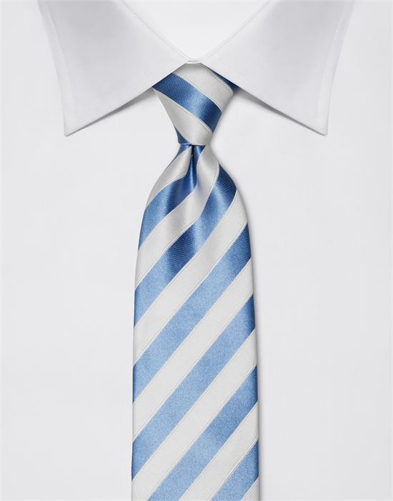 Tie, pure silk, striped