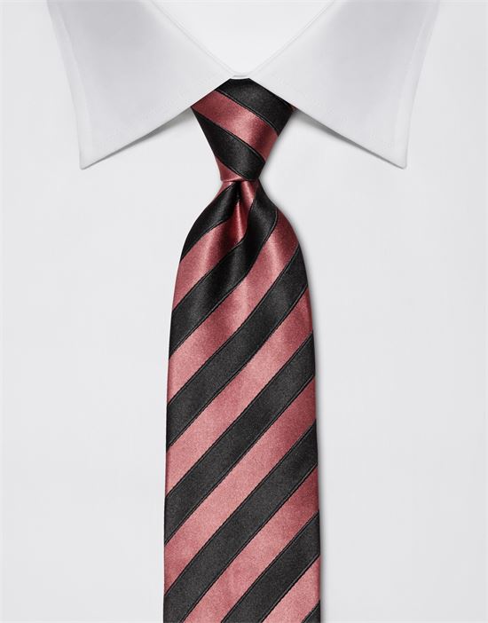 Tie, pure silk, striped