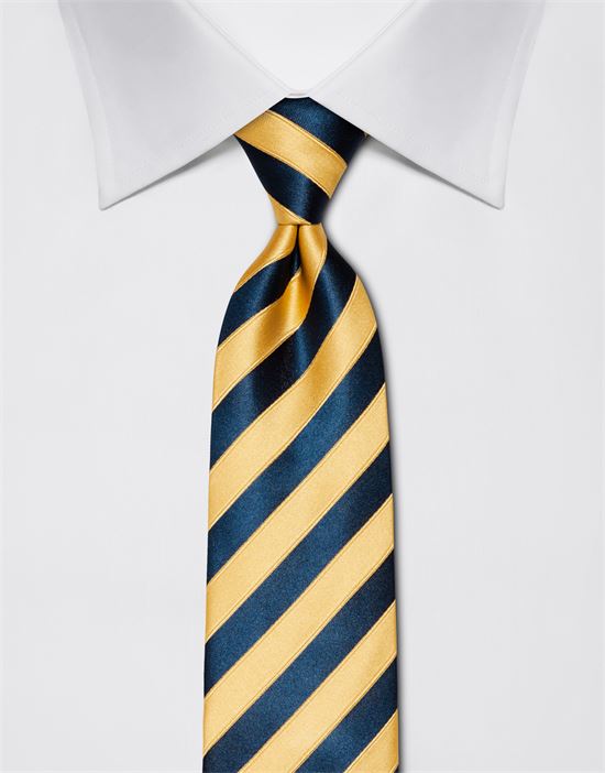 Tie, pure silk, striped